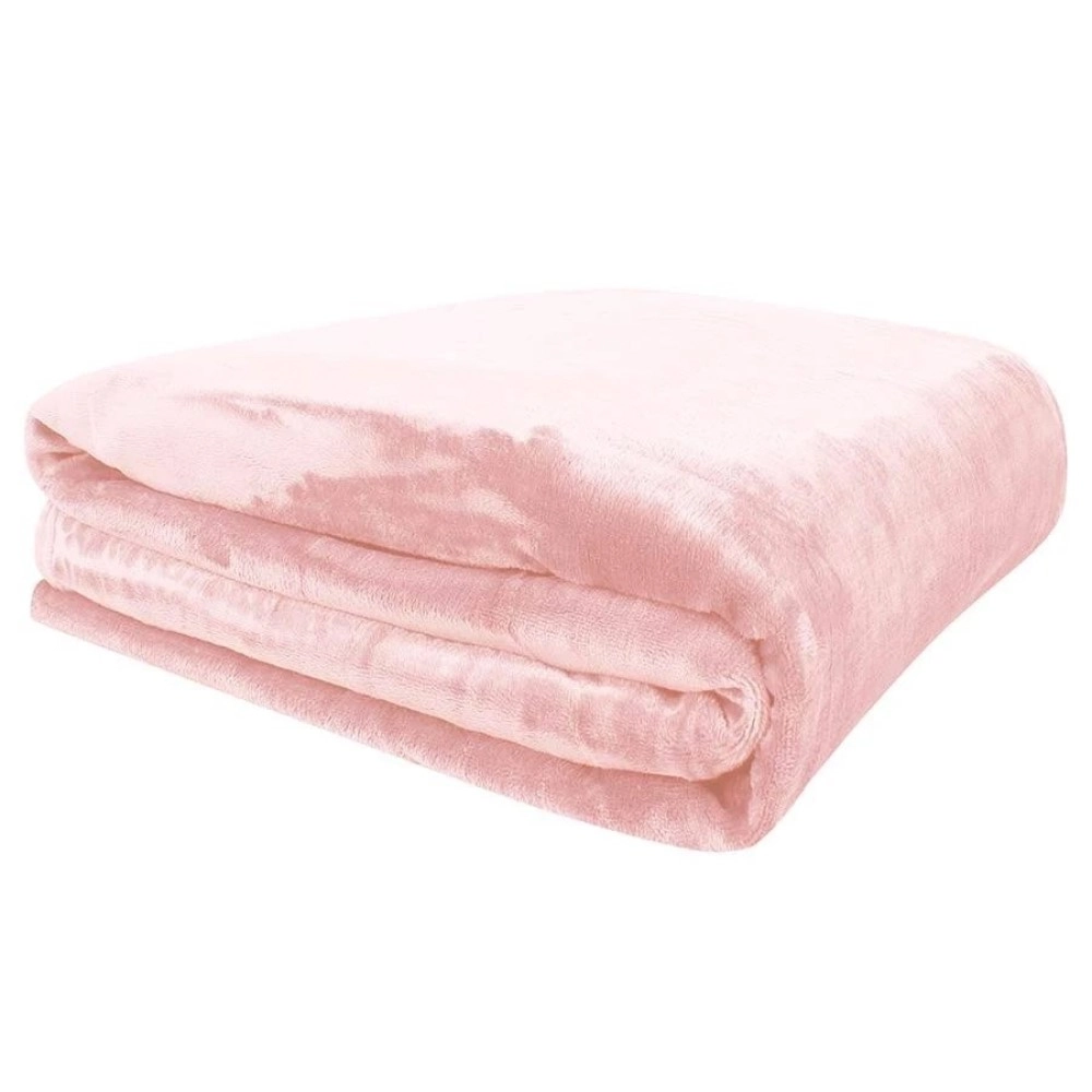Cobertor Velour Casal Rose 1.80x2.20 4025 Camesa