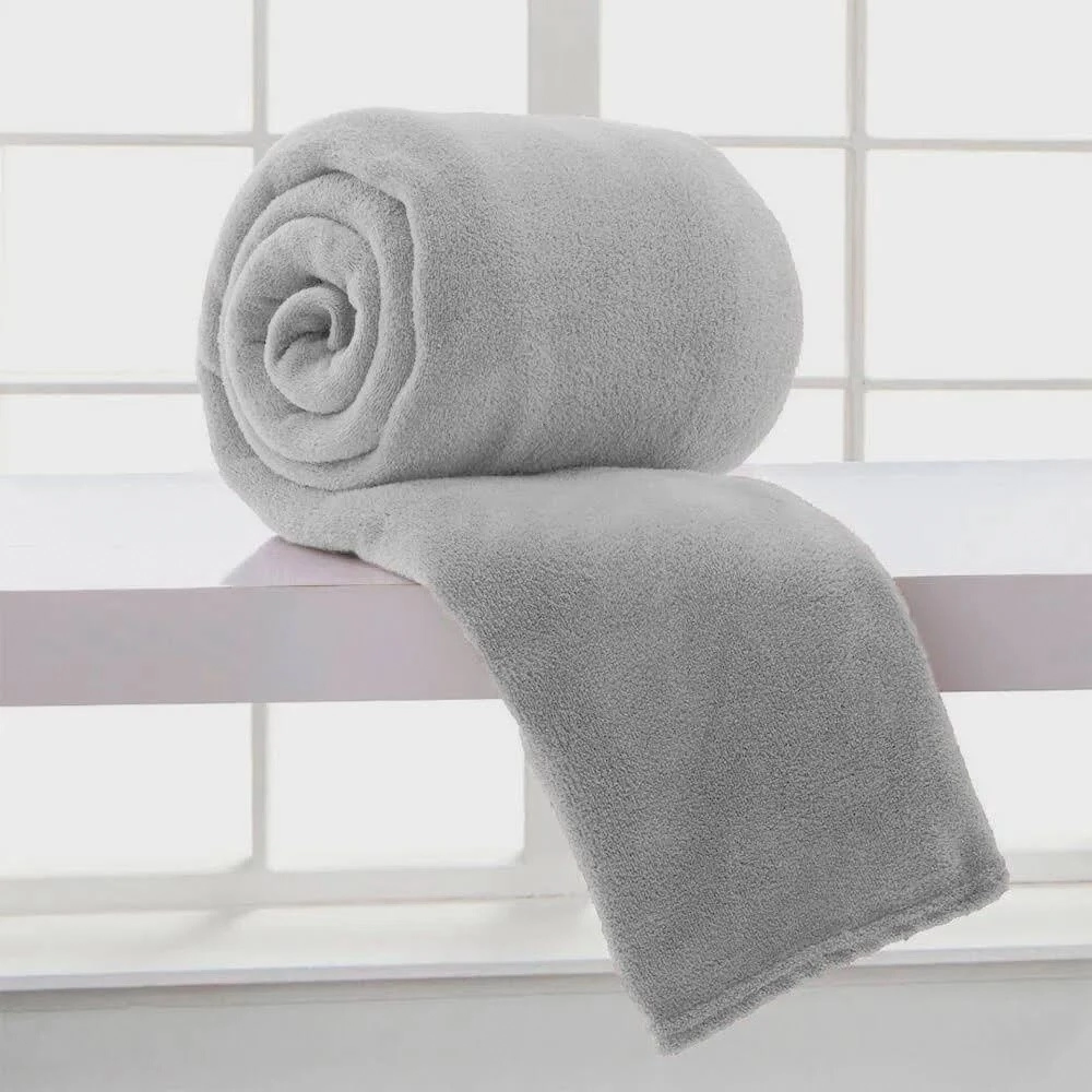 Cobertor Velour Casal Cinza 1.80x2.20 14030 Camesa