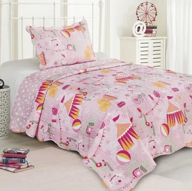 Colcha Evolution Patchwork Solt Circo 160x230cm 2.8704 Camesa
