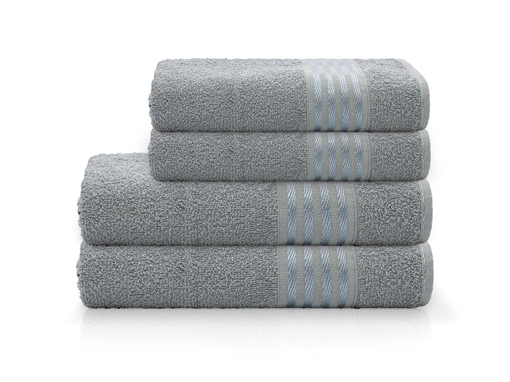 Toalha Rosto Decor Cinza 45x70 8093 Camesa