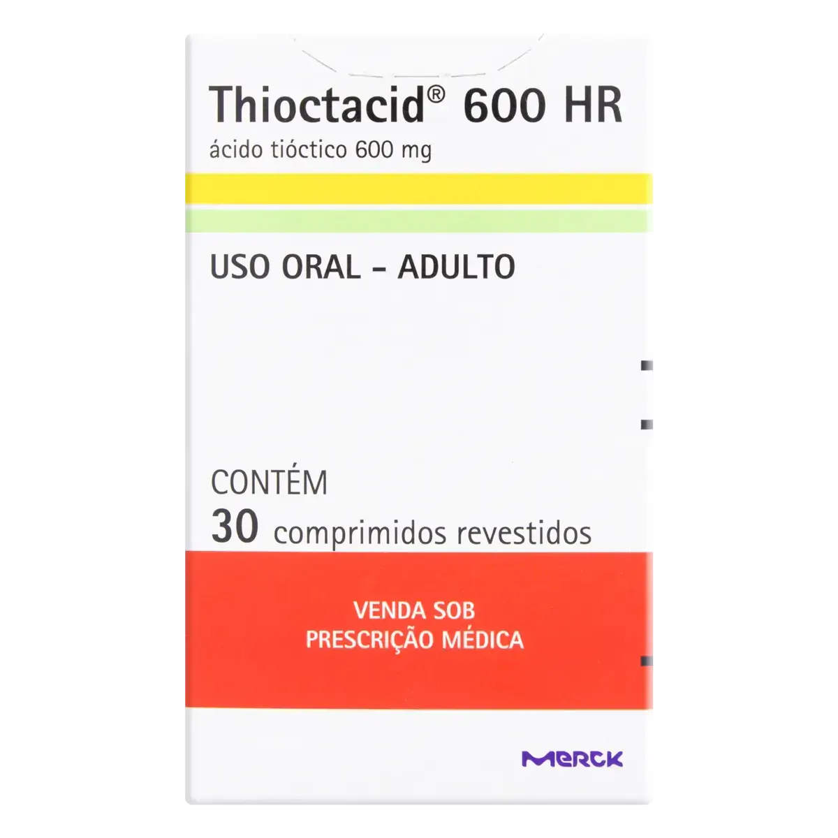 Thioctacid 600mg Merck Caixa 30 Comprimidos Revestidos