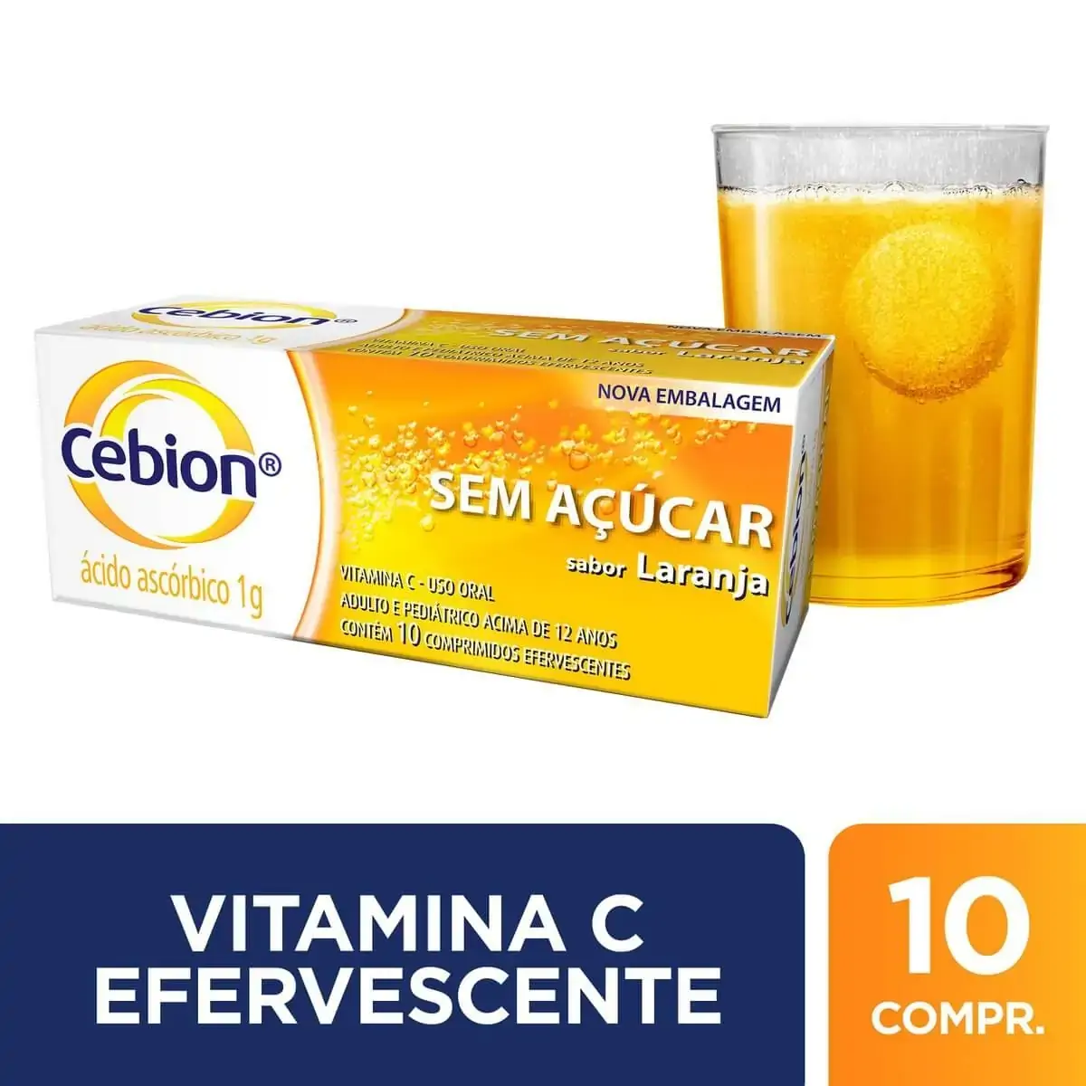 Cebion 1g 10comp Eferv S/acucar