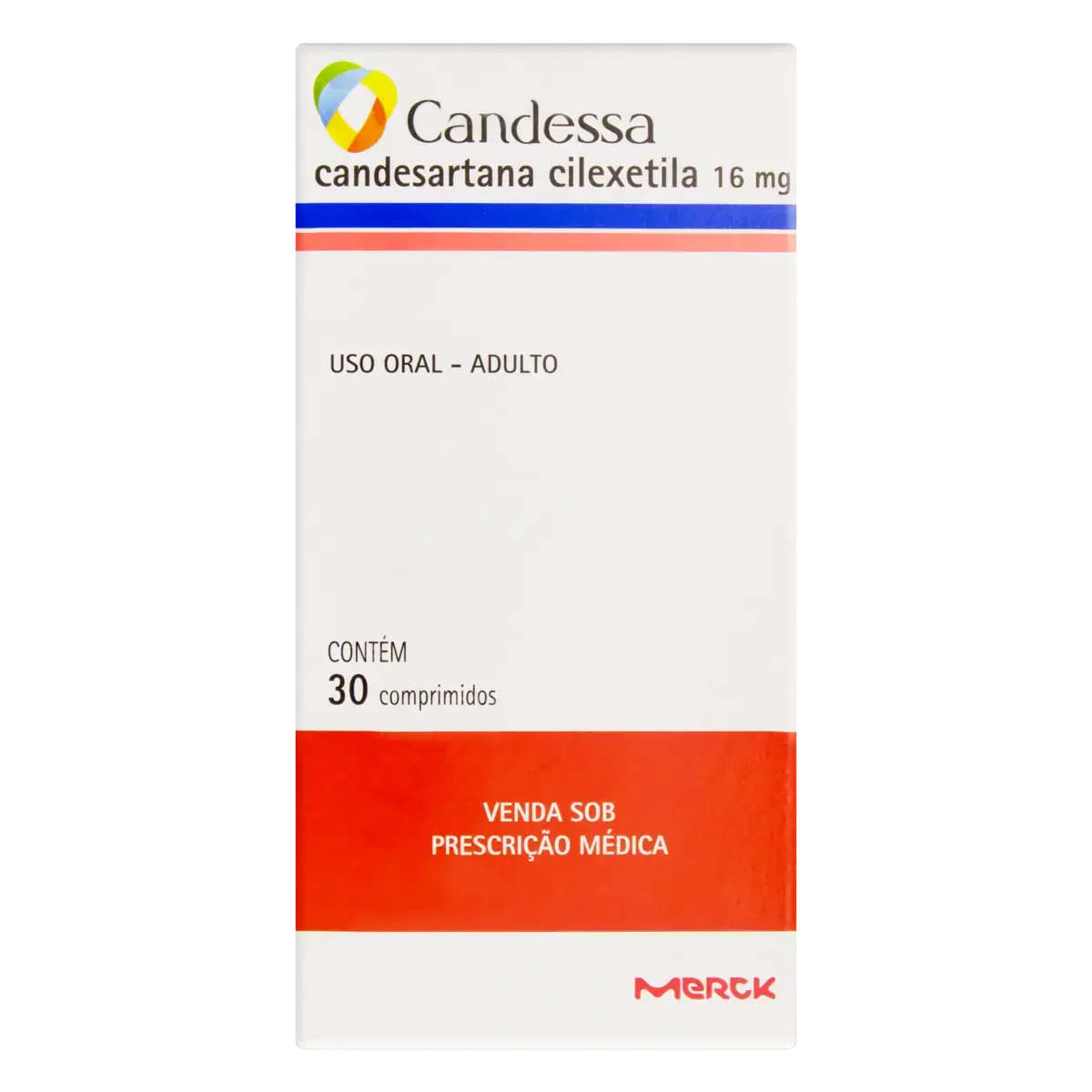 Candessa 16mg Merck Caixa 30 Comprimidos
