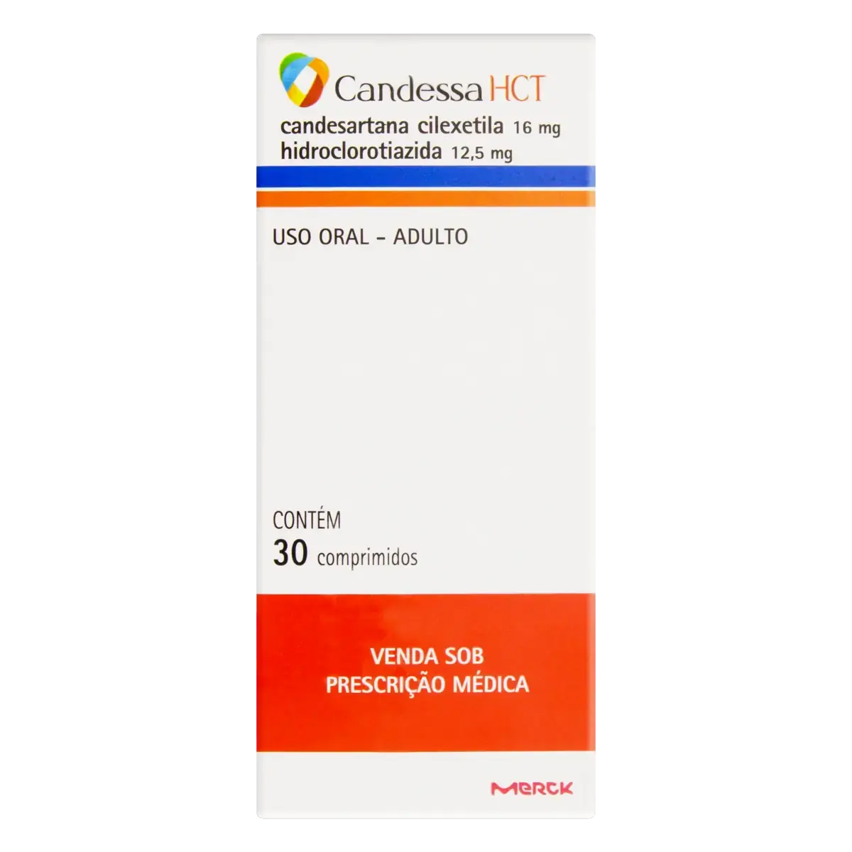 Candessa Hct Merck Caixa 30 Comprimidos