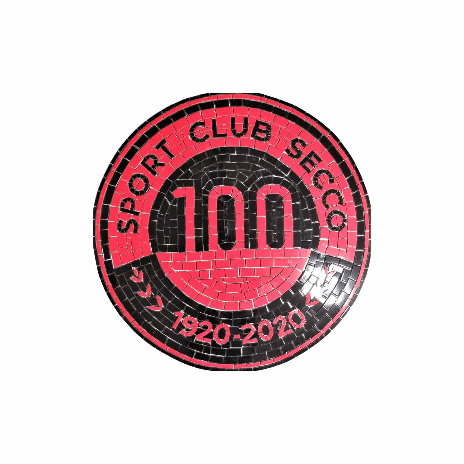 Mosaico Time De Futebol Símbolo Do Clube
