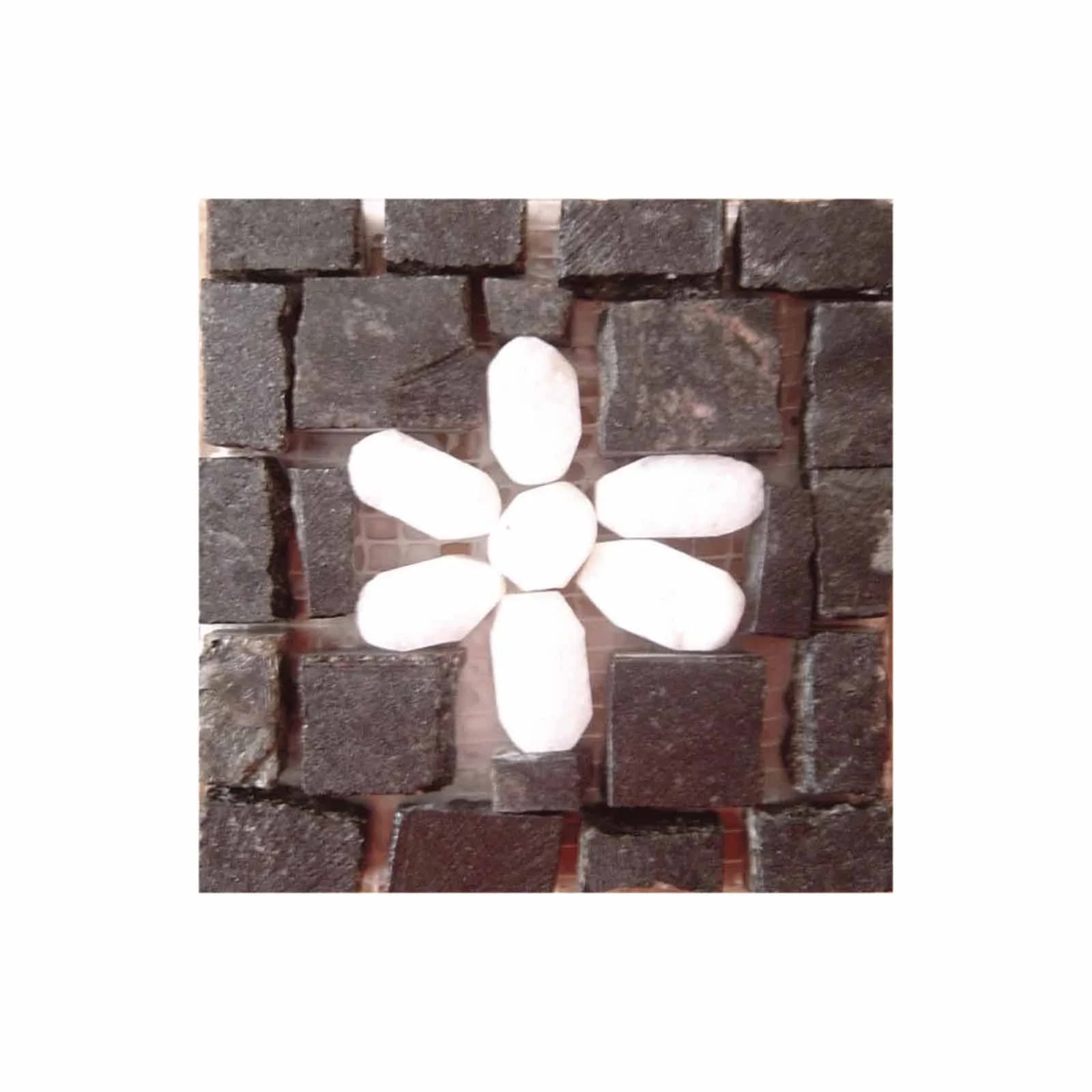 Tozetto Em Mosaico Bianco - 10x10cm