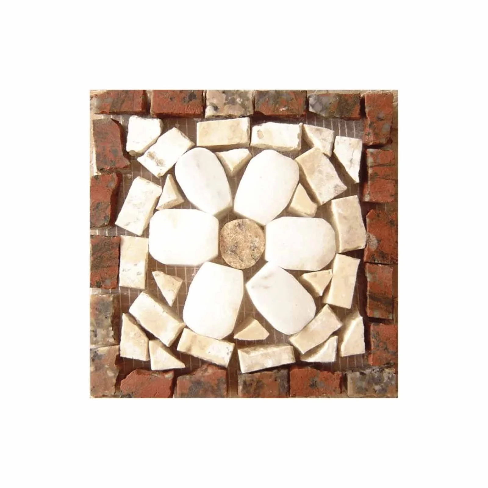 Tozetto Mosaico Fiore - 13x13cm