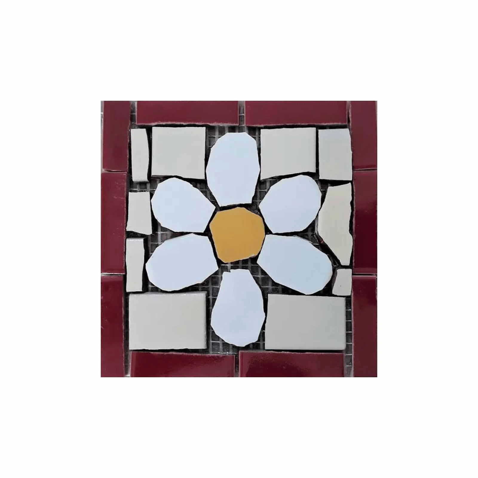 Tozetto Mosaico Fiore Ceramica 13x13cm