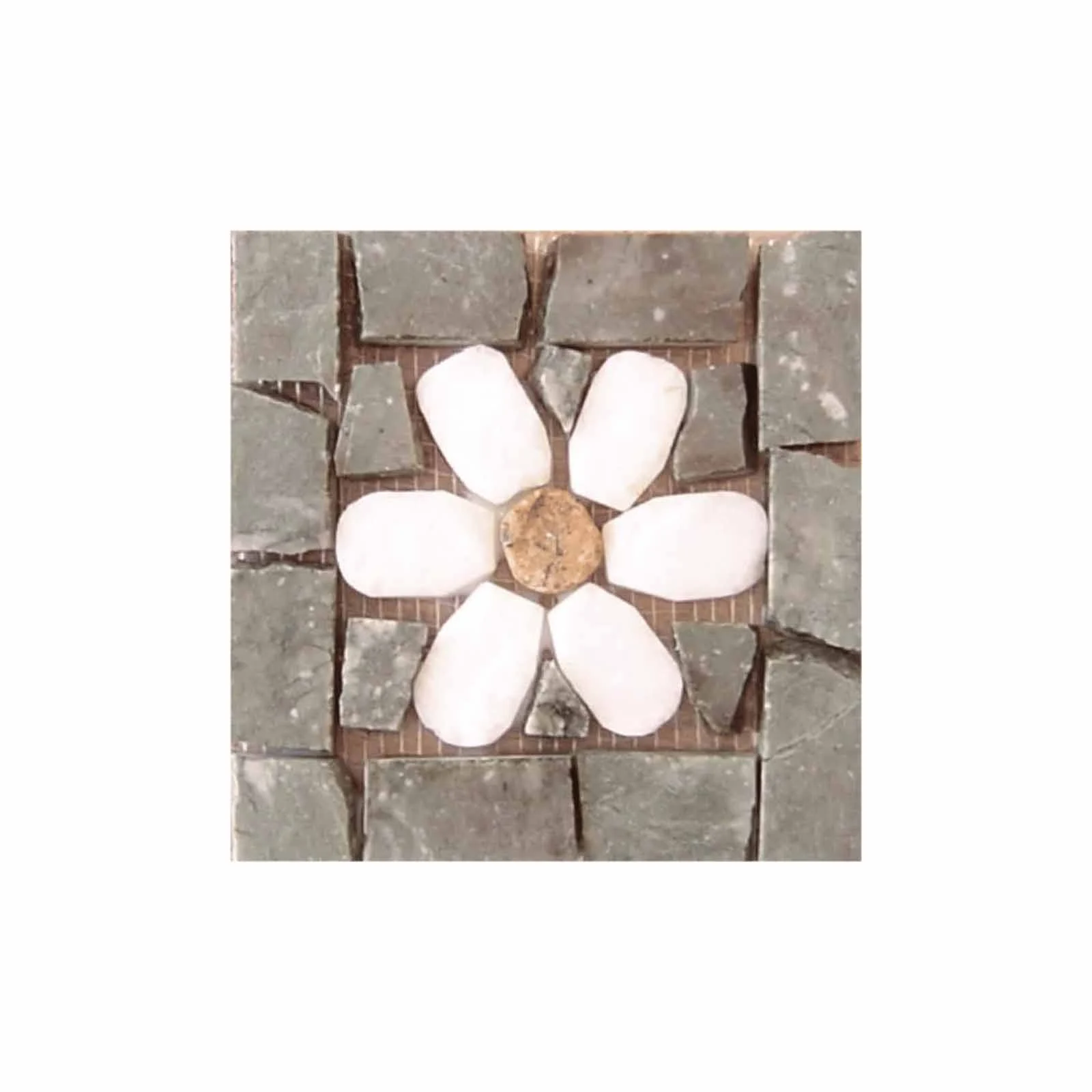 Tozetto Mosaico Fiore Verde - 13x13cm