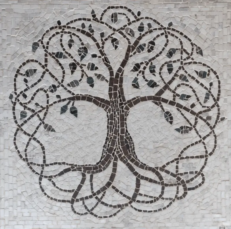 Mosaico Árvore Da Vida Tramada - 150cm