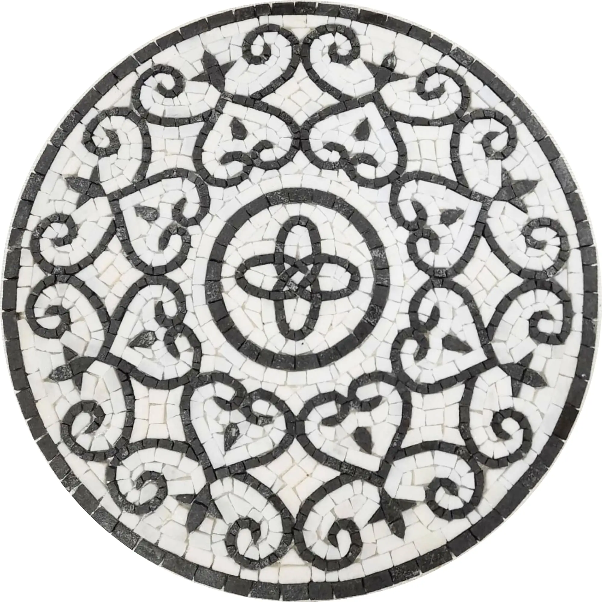 Piso Em Mosaico Romano Itálico - 130cm