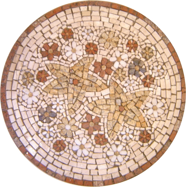 Mandala Mosaico Floral Personalizado Ii - 80cm