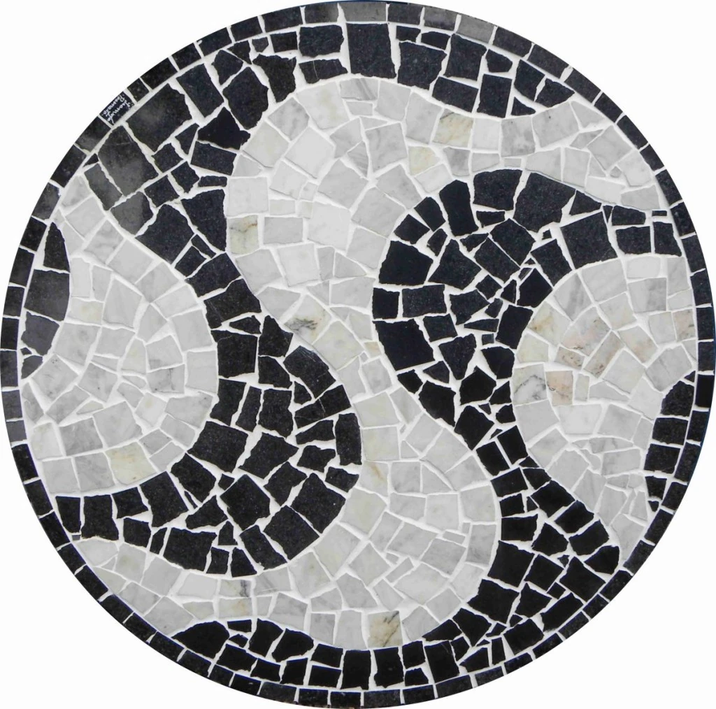 Rosone Mosaico Contemporâneo Copacabana - 120cm