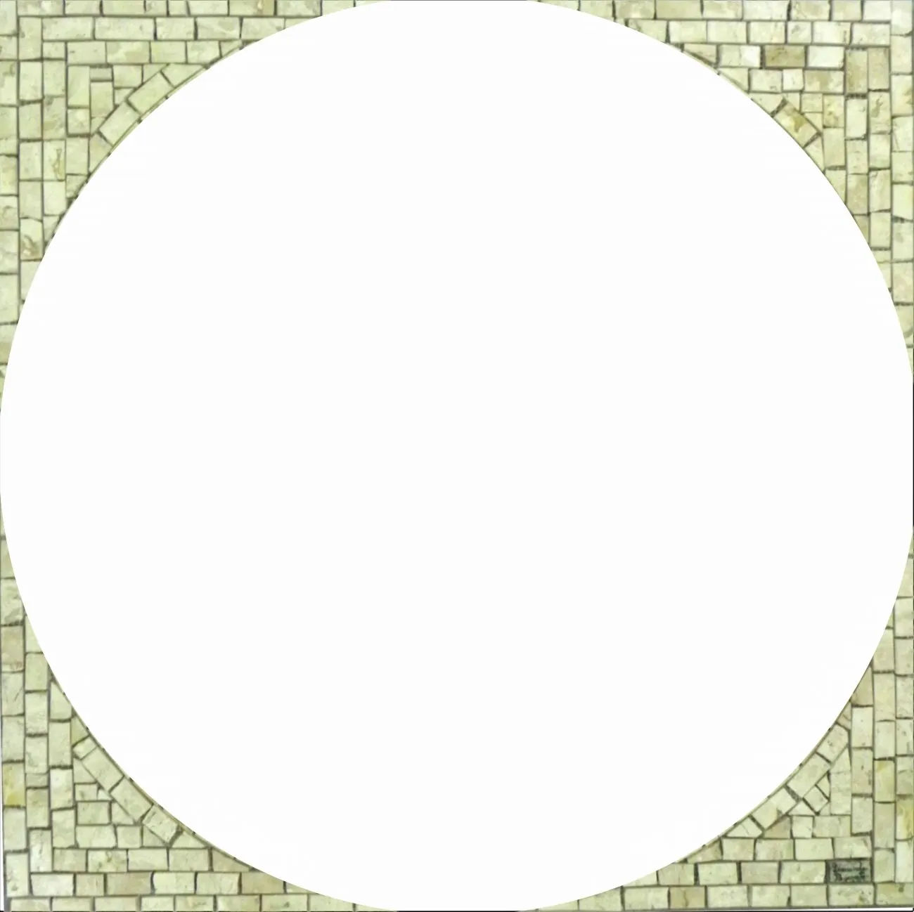 Travertino Moldura Acabamento Quadrado - 120cm