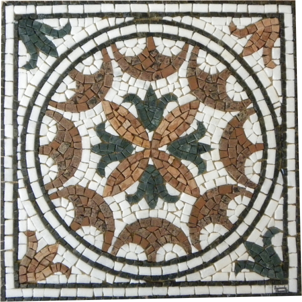 Mosaico Religioso Bizantino Paixão Bizantina - 90cm