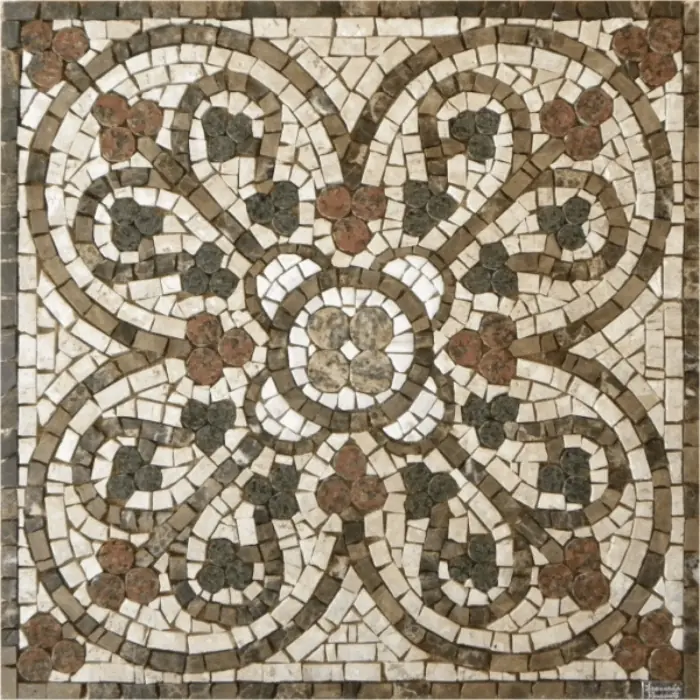 Mosaico Religioso Bizantino Trevo - 80cm