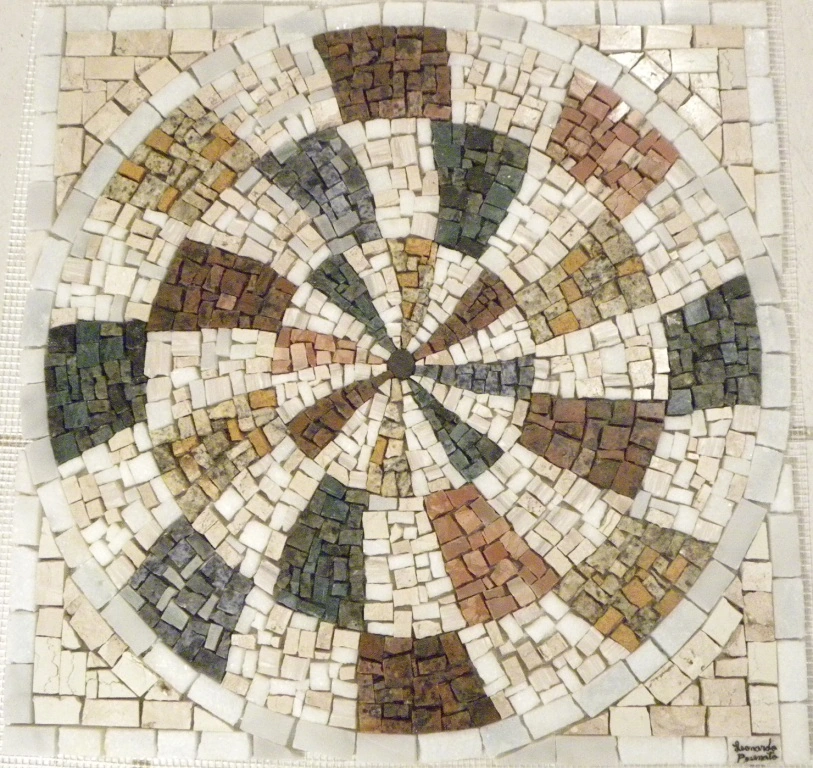 Rosone Mosaico Contemporâneo Colore Mossi I - 100cm