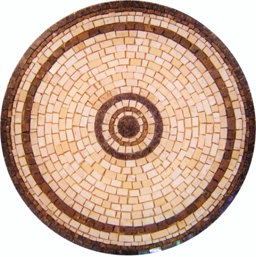Rosone Mosaico Contemporâneo Cotto Ii Exclusivo - 130cm