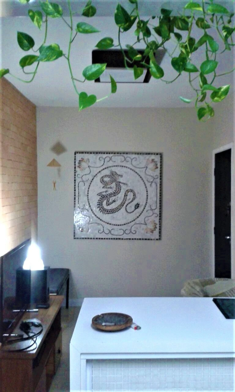 Mandala De Parede Dragão Chinês - 100cm