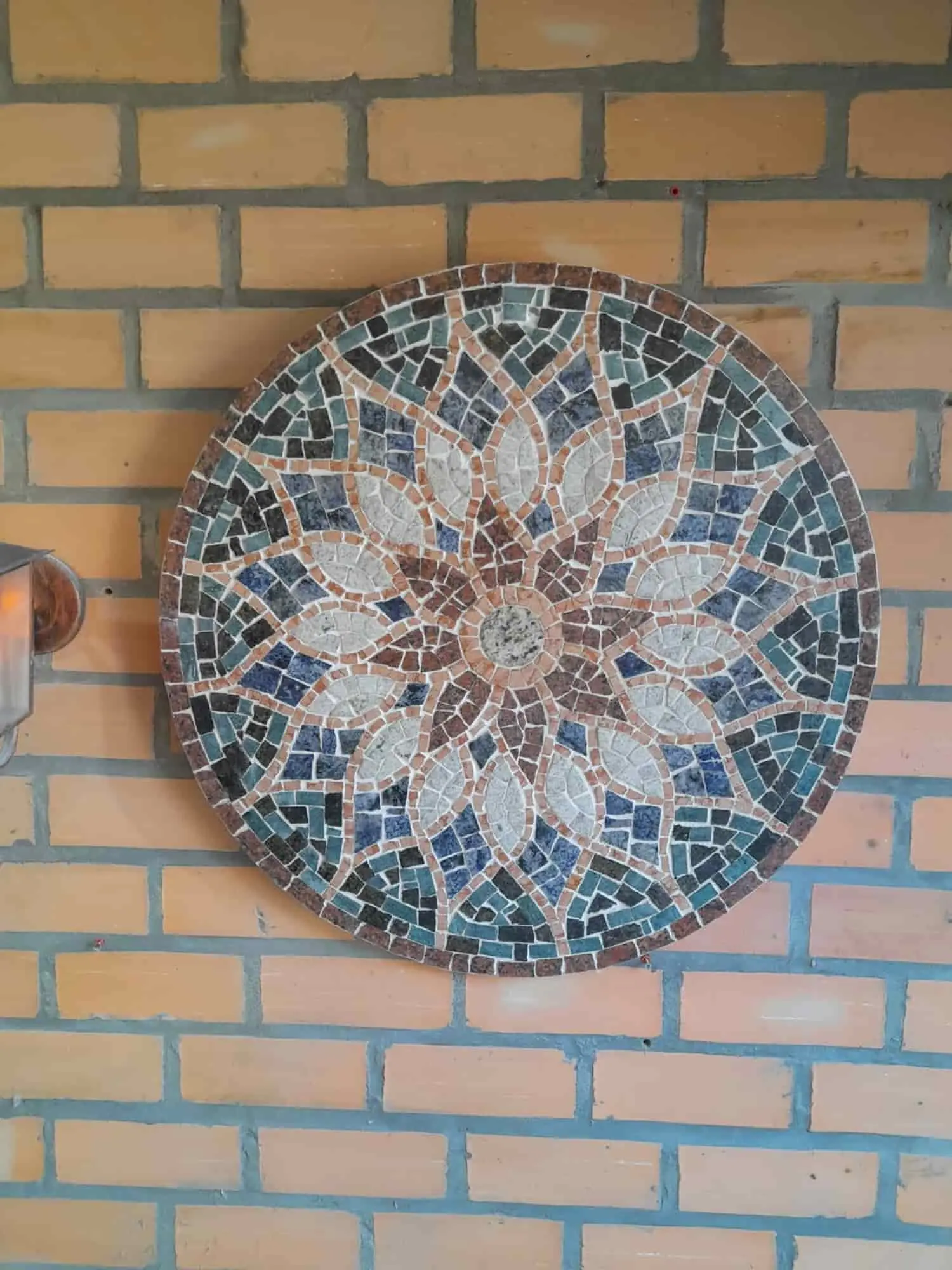 Mandala De Parede Vitral Árabe - 90cm