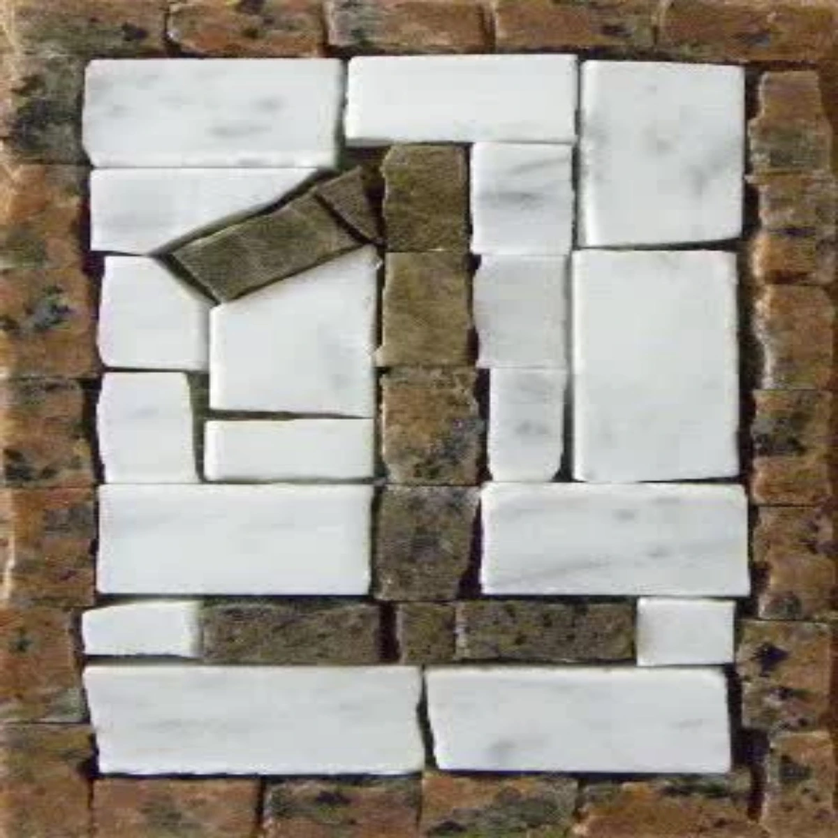 Número Em Mosaico I - 10x15cm - 10x15cm