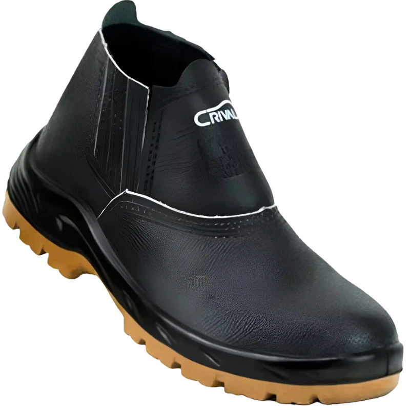 Botina Segurança Elástica Bi Densidade Bico Pvc Cp080 Crival Epi Ca 40043 46 Preto