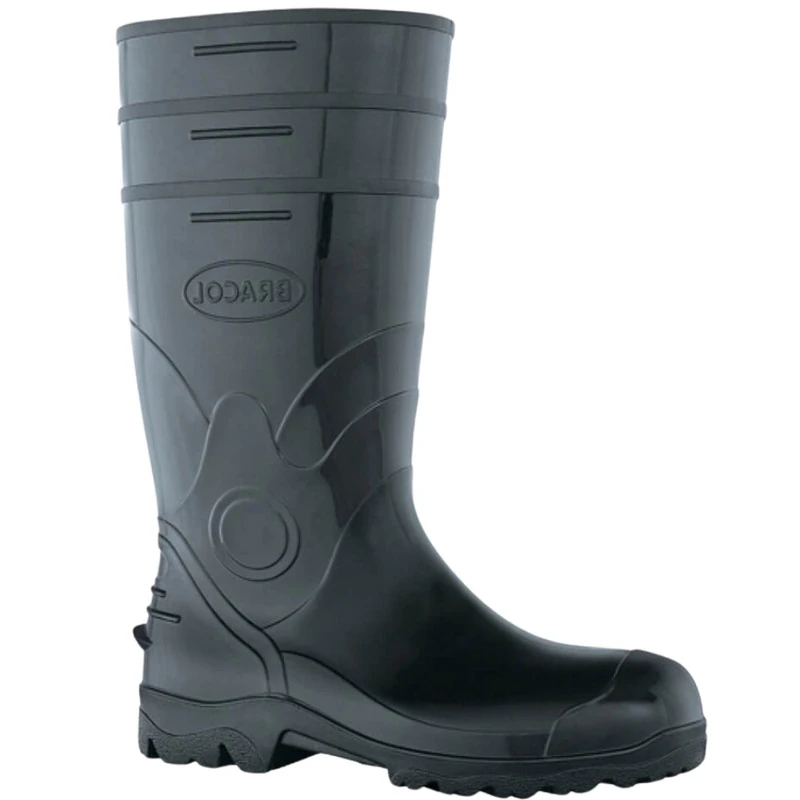 Bota Pvc Cl Bico Aço Palmilha Aço Forro Bracol Ca 37750 38 Preto