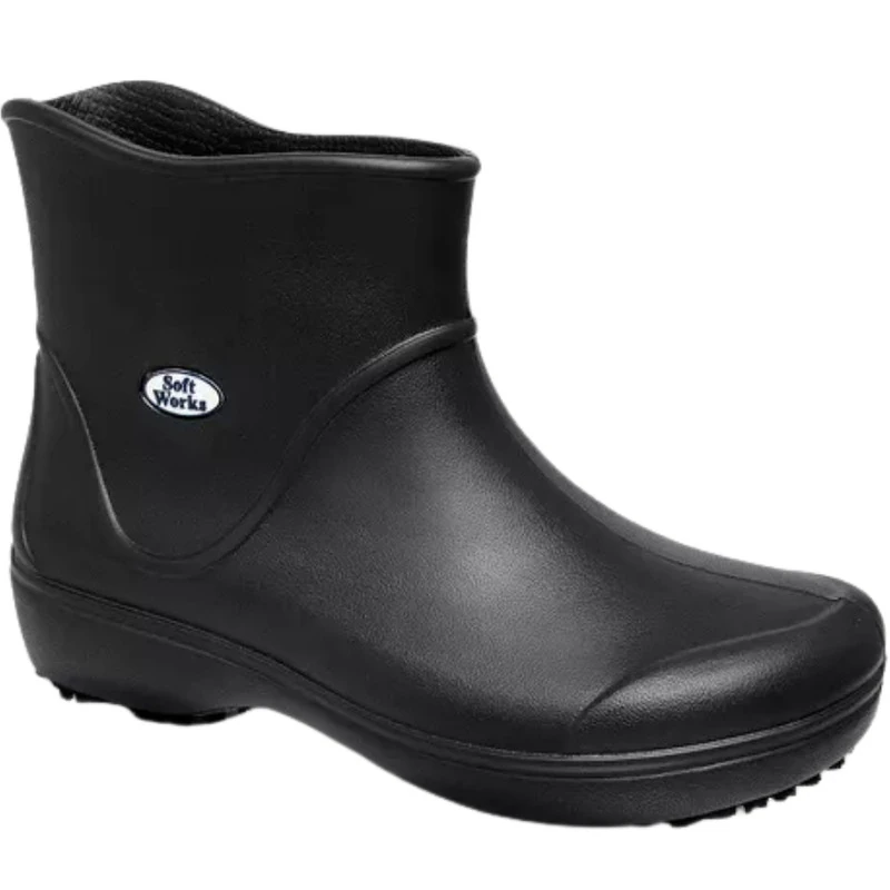 Bota Segurança Eva Cano Curto Bb85 Soft Works Restaurante Limpeza Hospital Ca 37390 43 Preta