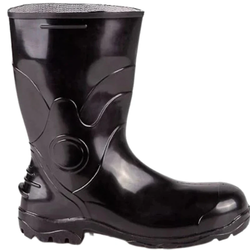 Bota Segurança Pvc Cano Curto Bico Aço Palmilha Aço Bracol Ca 37749 Preto 39