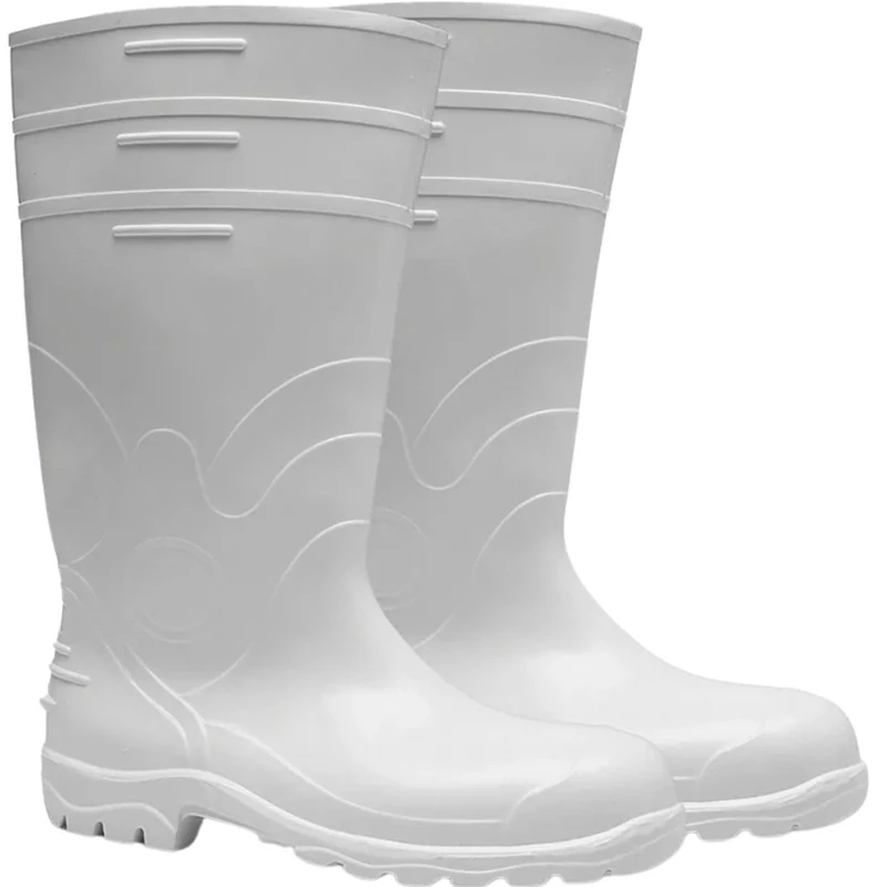 Bota Segurança Pvc Cano Longo C/forro Epi Bracol Ca 37455 Branco 33