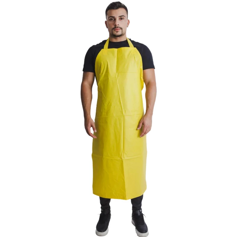 Avental Segurança Pvc 0,30 Com Fivela Amarelo Maicol Ca 37475