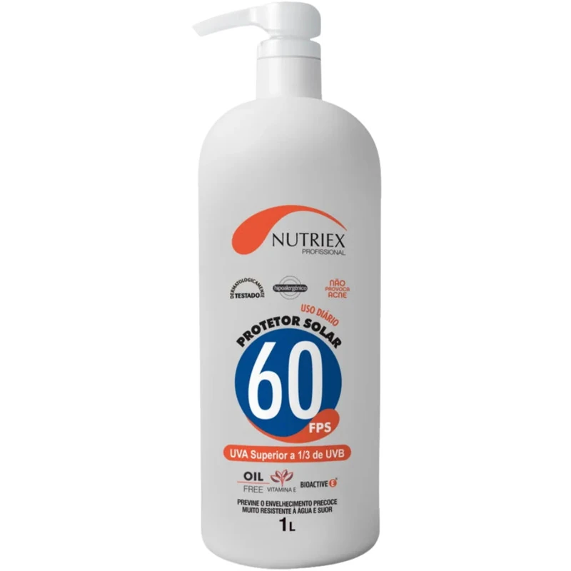 Protetor Solar Fps 60 Corporal Profissional 1l Nutriex