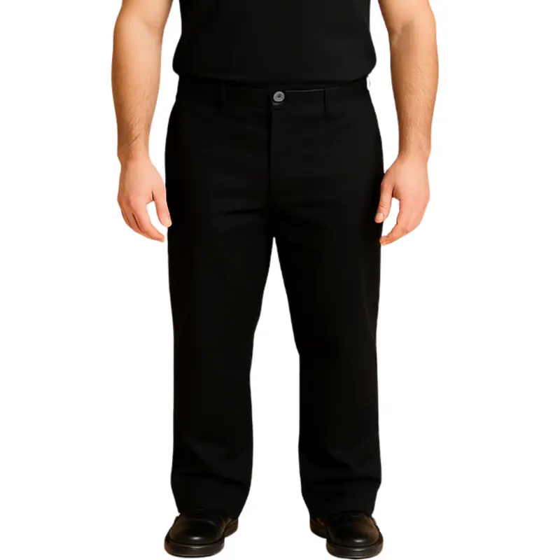 Calça Metade Elástico Preta 48 Preto