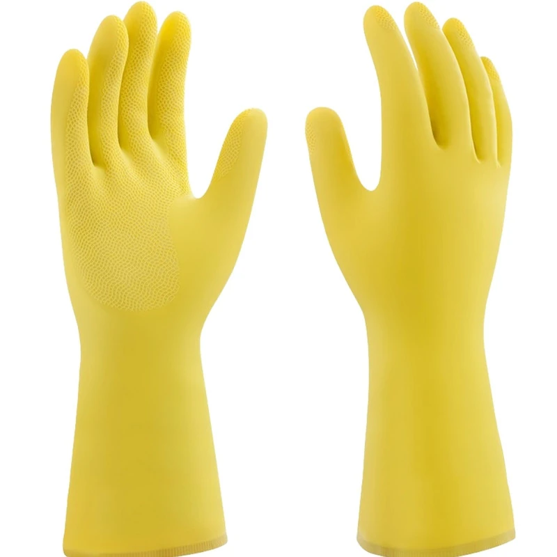Luva Segurança Látex Amarela Pro 5280 Reforçada Limpeza Serviço Gerais Mucambo Ca 11872 T9