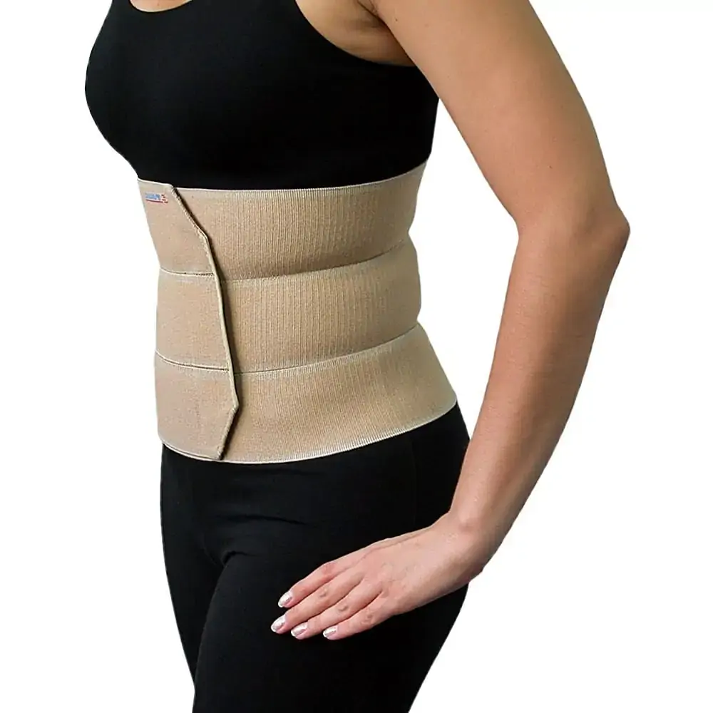 Cinta Abdominal Pós-Cirúrgica Salvapé - 3 Painéis - Ostokit Para Ostomia - Tam M/G