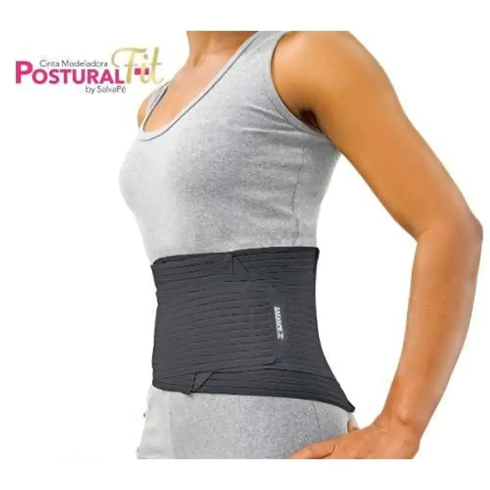 Cinta Modeladora Postural Fit Salvape - Cor: Preta Tam: 03