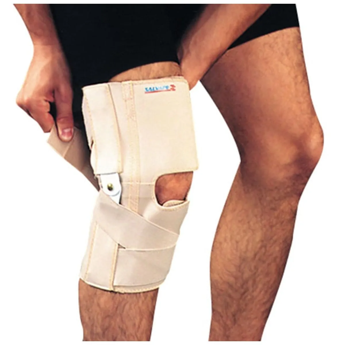 Joelheira Elástica com Cintas Cruzadas 532 Salvapé - M