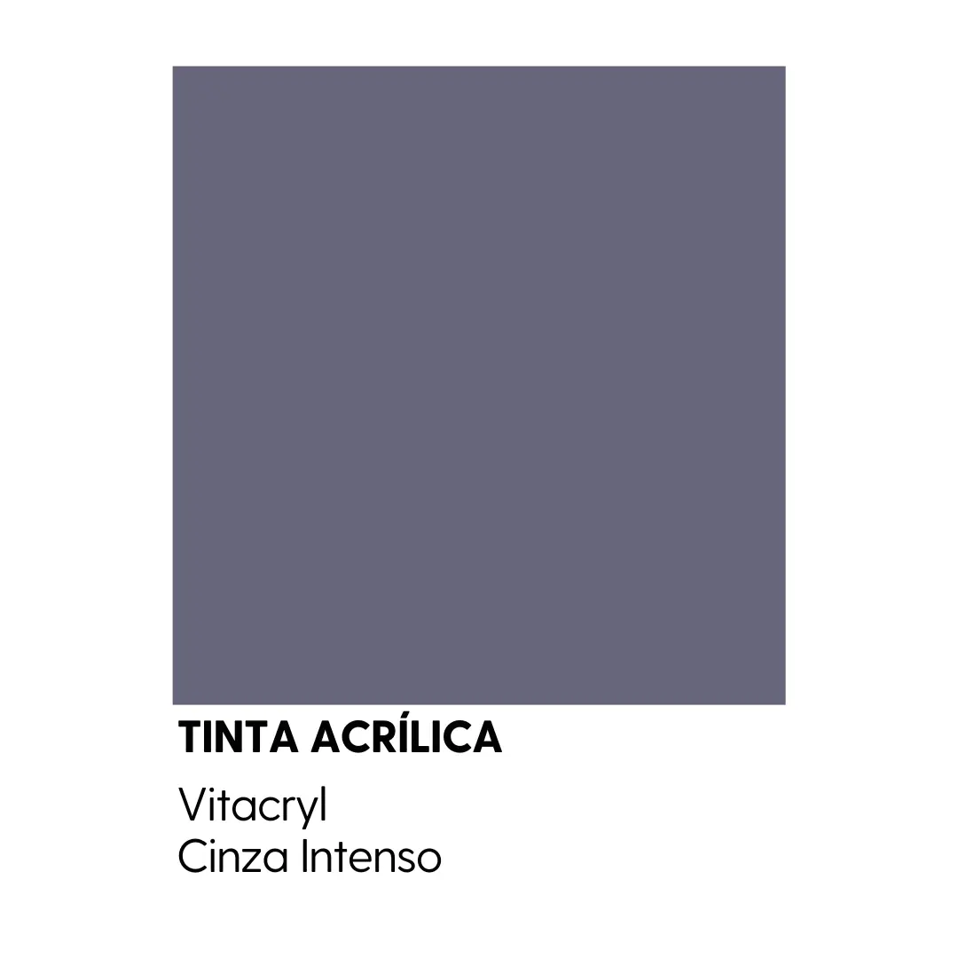Tinta Emborrachada Acetinada Cinzas - Cinza Intenso - 3 6 Lts