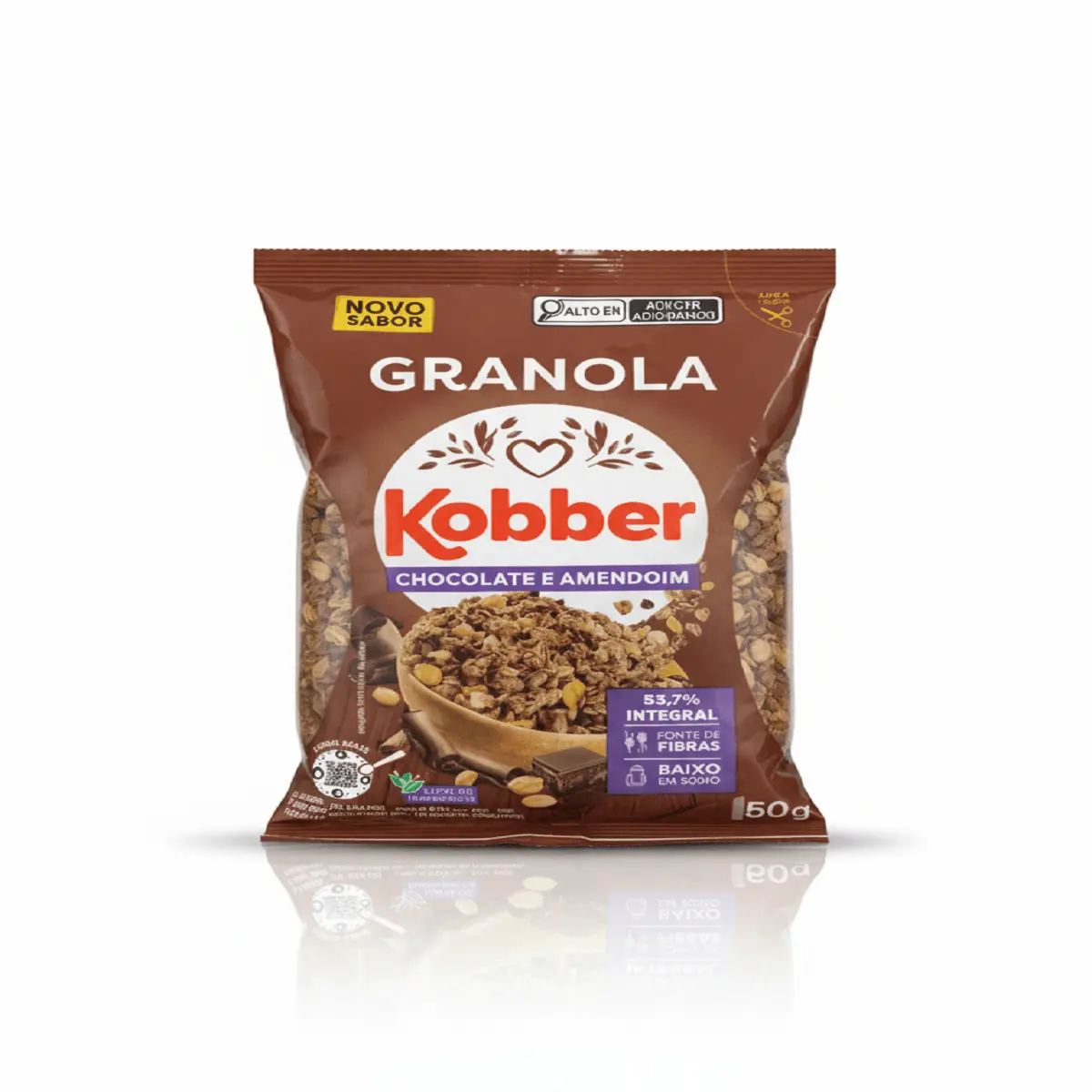 Granola Light Cacau Kobber Pacote 250 g