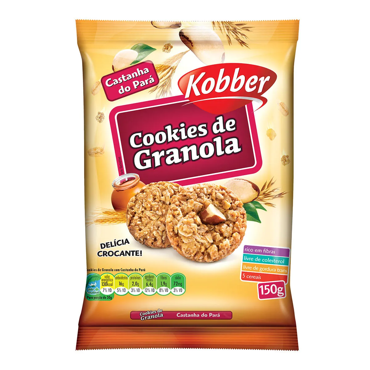 Cookie de Granola e Castanha do Pará Kobber 150g