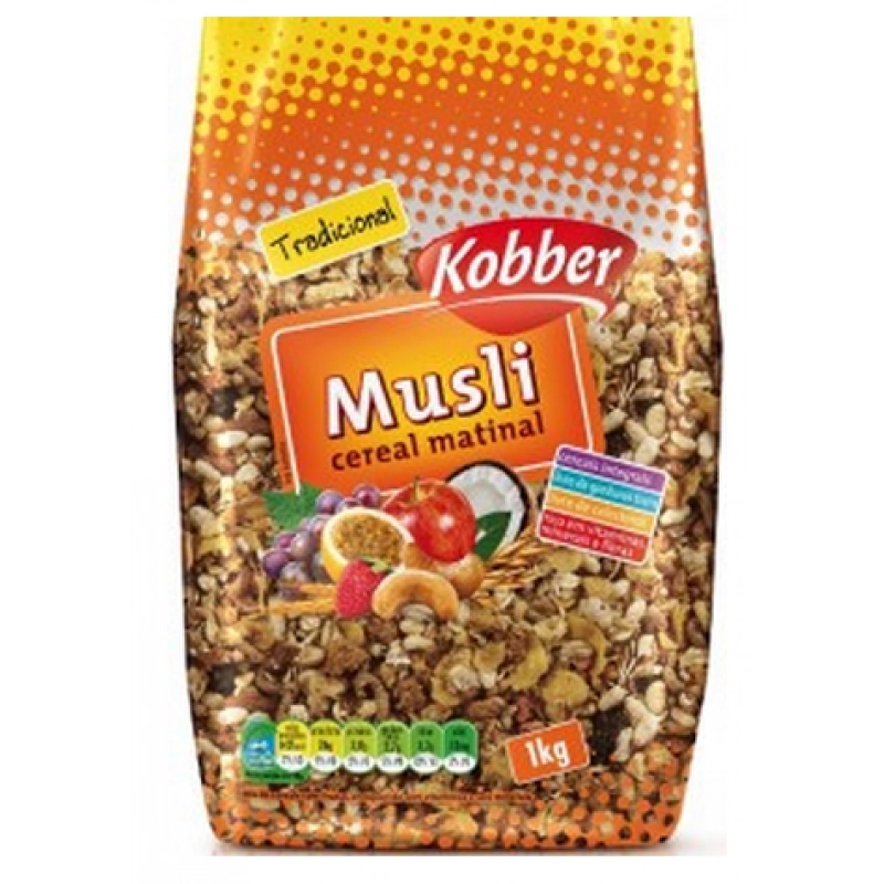Cereal Matinal Kobber Musli 1kg Tradicional