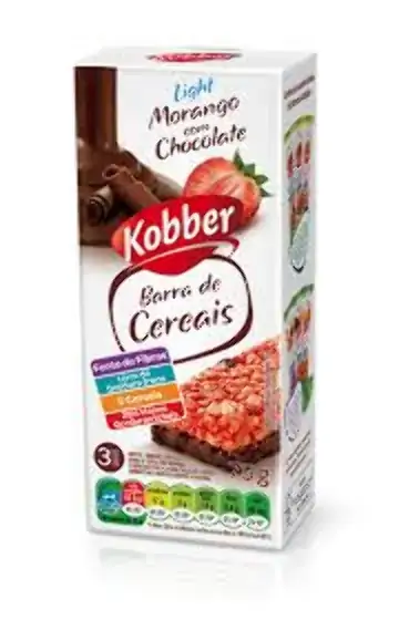 Barra Cereal Kobber C/3 Light Mor/chocolate