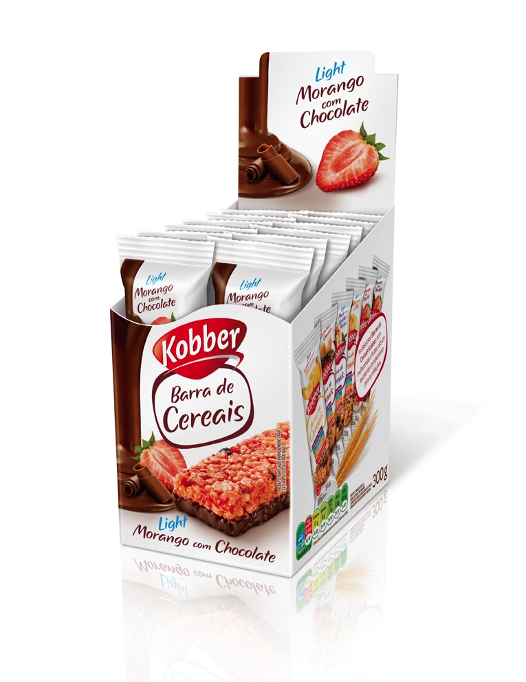 Barra De Cereais Kobber Morango/chocolate