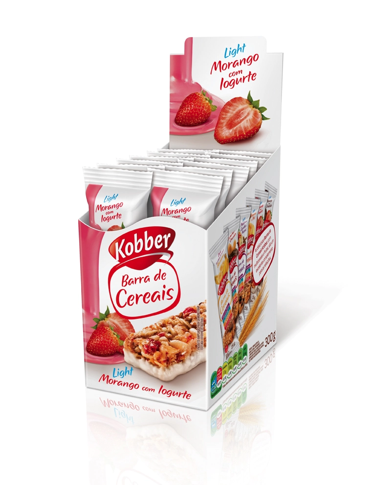 Barra De Cereais Kobber Morango/iogurte
