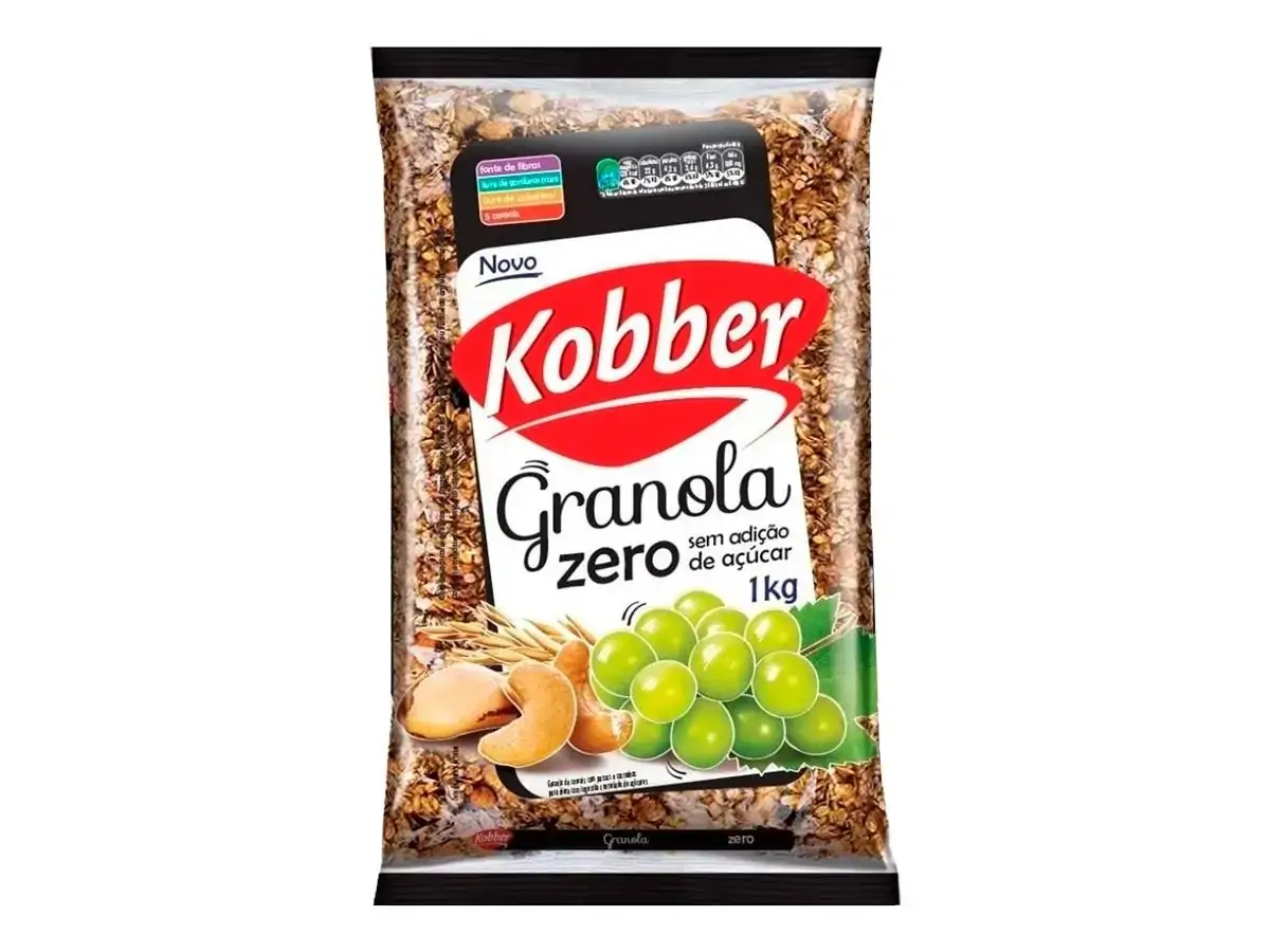 Granola Zero Açúcar Sem Lactose Kobber 1Kg