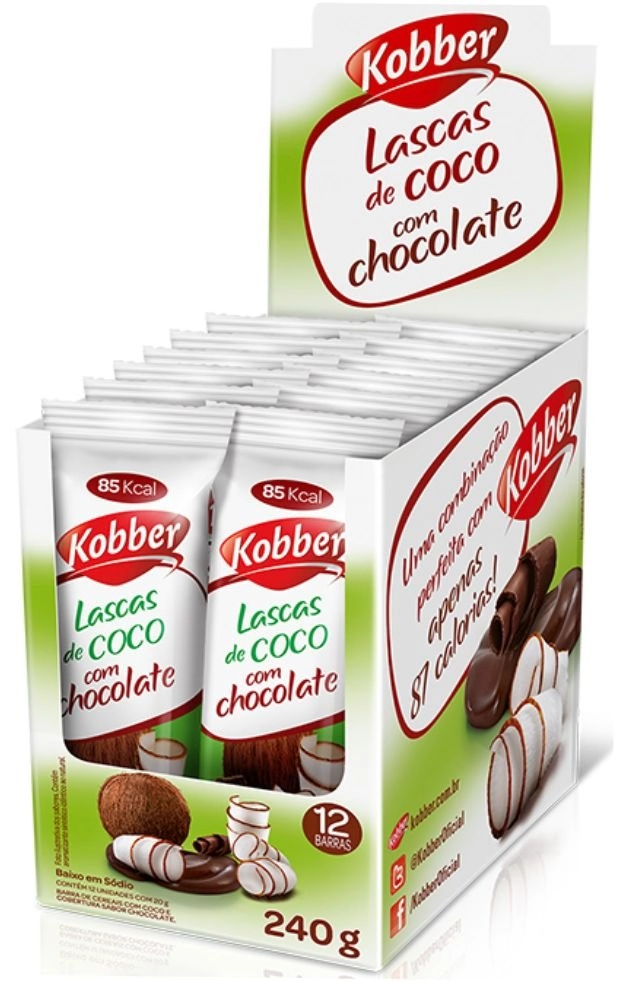 Cereal Barra Kobber Coco Com Chocolate