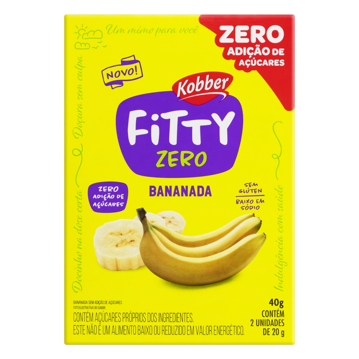 Pack Bananada Fitty Caixa 40g 2 Unidades