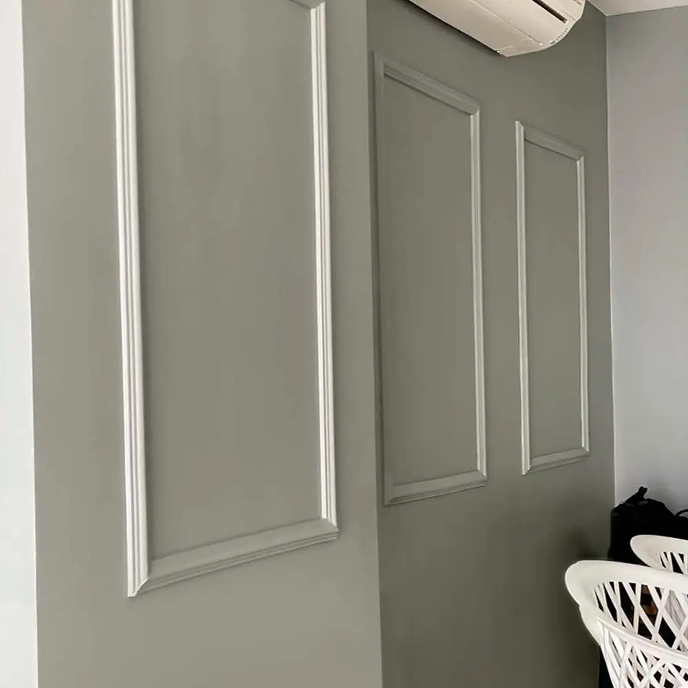 Boiserie Autocolante Roda Meio Moldura Kit 60 X 90 - 2,3cm