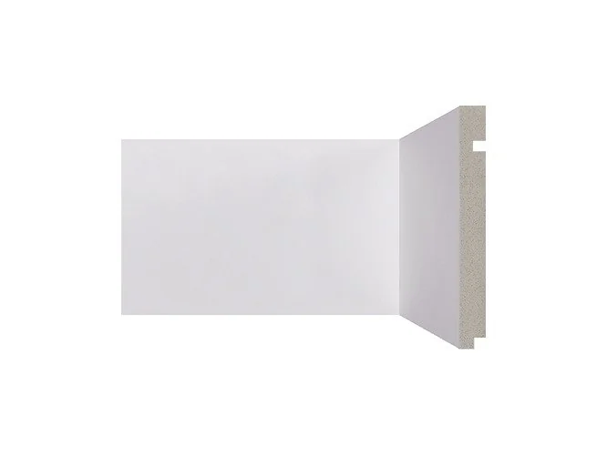 Rodape Poliestireno 15 Cm Liso Branco 496 Santa Luzia
