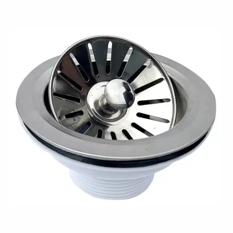 Válvula Para Pia De Cozinha Inox 3.1/2" Premium Casagrande Mundial